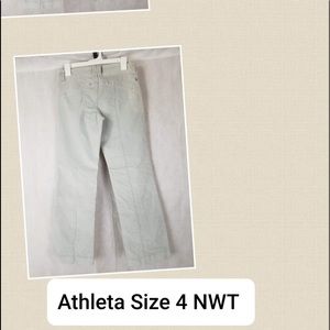 1021- ATHLETA - Velvet Grey Duster Pants